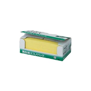 (まとめ) 住友スリーエム ポストイット(R) エコノパック(TM)製品シリーズ 10個入り 横75×縦75mm 6541-Y イエロー 10個入 【×3セット...