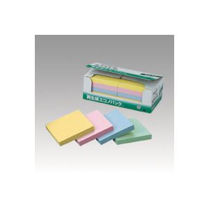 (まとめ) 住友スリーエム ポストイット(R) エコノパック(TM)製品シリーズ 10個入り 横75×縦75mm 6541-K 混色 10個入 【×3セット】 ...