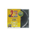 (まとめ) Blu-ray/DVD/CDケース(スリム/PS/2枚整理 収納 ) CCD-JSCSW10CR【×10セット】 スリムで便利なメディア整理 収納 ...