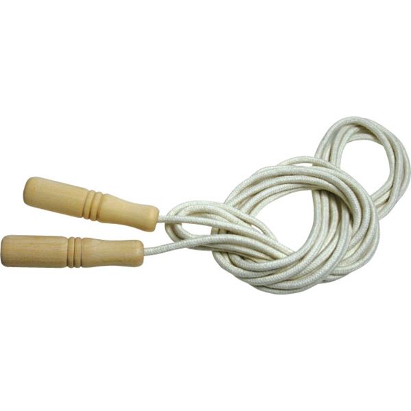 (まとめ) 木柄ロングなわとび 【×15セット】 学校用セット 楽しい遊び道具 の木柄ロングなわとびが15個セットで登場
