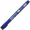 (まとめ) TANOSEE ホワイトボードマーカーキャップ式 マグネット付 細字丸芯 青 1本 【×50セット】 白 マグネット付き細字丸芯の中綿タイプホワイト...