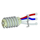 白光 A1082 883用ヒーター/100V-1KW パワフルな暖房の達人/100V-1KW、白光 A1082 883用ヒーター