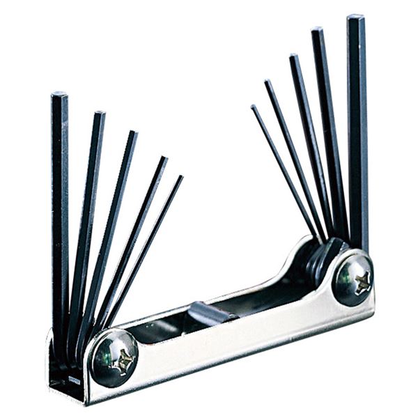 HOZAN W-98 六角レンチセット （10本組） 六角の力で、あらゆる作業をサポート 驚きの10本組レンチセットが、あなたの仕事を劇的に変える