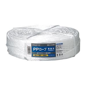 （まとめ） ホリアキ ビニール紐 ハートインPPロープ HIPPR-65300W 1巻入 【×2セット】 環境に優しい資..