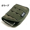 ミリタリー スマートフォンケース オリーブ 裏生地防水 カードケース×4 コインケース×1 スマートフォンポーチ 携帯入れ 軍事風スマートフォンカバー オリーブ...