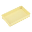 【10個セット】 パンコンテナー/食品用コンテナー 【特大型 大きい 浅】 アイボリー 清掃簡単 乳白色 プロフェッショナル仕様 驚きの容量 お菓子や惣菜の店舗...