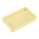 【10個セット】 パンコンテナー/食品用コンテナー 【大型 大きい 浅】 アイボリー 清掃簡単 乳白色 プロ仕様のお菓子や惣菜を美しく陳列 簡単清掃で効率アップ...