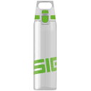 SIGG ワンタッチ式トライタン製ボトル トータルクリア ワン(グリーン 0.75L) 緑 クリアな世界を手に入れよう ワンタッチで開ける、環境に優しいグリーンボトル0.75L 緑(3)