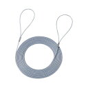 (まとめ) eセキュリティ(ワイヤー、3.0m・1.6mm) SLE-3W-3【×5セット】 オフィス 事務用 作業の安心 安全 を守る 最新テクノロジー搭載の...