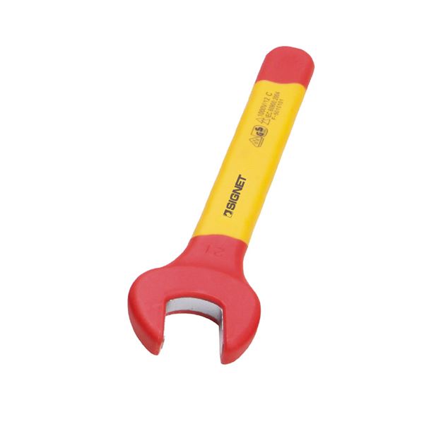 SIGNET シグネット E40218 絶縁スパナ 18MM 工具 ツール DIY 作業工具 道具 スパナ 絶縁力抜群 18ミリの頼れるパワースパナ 信頼のシグネットが贈る、SIGNET E40218 絶縁スパナ