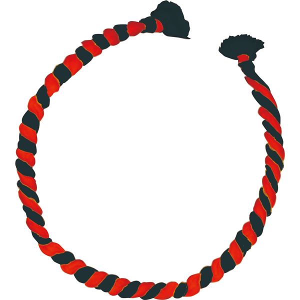 (まとめ) ねじりはちまき/鉢巻 【中芯入り】 φ11×全長950mm レッド(赤)×ブラック(黒) 【×30セット】 黒 赤 アーテックのねじりはちまき/鉢巻...