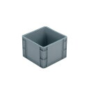 TP規格コンテナボックス 【TP-332.5B 穴無し】 グレー 相互モジュール嵌合可 頑丈なプラスチックボックス、あらゆる場所で活躍 工場やオフィス、学校や実...