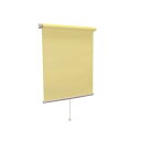 モダン ロールスクリーン 【無地 60cm×135cm イエロー】 日本製 国産 巻取りスピード調整機能付き 『ティオリオ』 黄 日本製のシンプルでおしゃれなロ...