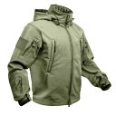 ROTHCO(ロスコ) スペシャルOP S タクティカルソフトシェルジャケット ROGT9745 オリーブ M 自然と都会を融合させた、高機能なタクティカルソフ...