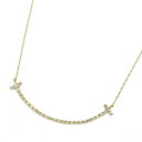 ダイヤモンド ネックレス K18 イエローゴールド 0.2ct スマイリー ダイヤネックレス シンプル ペンダント 黄 輝く笑顔を彷彿とさせる、18金イエローゴールドの0.2カラットダイヤモンドネックレス シンプルながらも洗練されたデザインで、あなたの魅力を一層引き立てます 華
