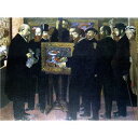 世界の名画シリーズ、プリハード複製画 モーリス・ドニ作 「セザンヌ礼賛」(額縁付) 驚異的な色再現力で、まるで本物のような名画があなたのお家に モーリス・ドニ作...