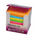 (まとめ) 3M ポストイット パワーパック 強粘着ふせん 75×25mm ネオンカラー5色 5002SS-NE 1パック(40冊) 【×2セット】 超強力 色...