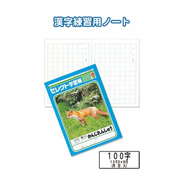 学習帳K-50-2かんじれんしゅう100字 【10個セット】 31-382 節約の達人に贈る お得なまとめ買い お徳用..