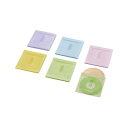 (まとめ) Blu-ray・CD・DVD対応不織布ケース タイトルカード CCD-NIWB60ASO【×10セット】 便利なタイトルカード付き 大容量 大型 の...