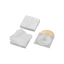 (まとめ) Blu-ray・CD・DVD対応不織布ケース スタンダード CCD-NWB120WH【×10セット】 軽量で薄く、使いやすいスタンダードな不織布ケー...