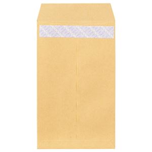 (まとめ) ピース R40再生紙クラフト封筒 テープのり付 角8 85g/m2 843 1パック(100枚) 【×10セット】 エコなクラフト封筒 再生紙で作ら...