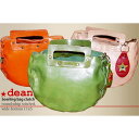 ★dean(ディーン) bowling bag ハンドバッグ ライム 爽やかなライムカラーが鮮やかなボウリングバッグ ディーンのハンドバッグでスタイリッシュなお...