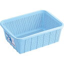 キッチン 台所 バスケット/キッチン 用品 【DSサイズ】 ブルー 材質:PP メッシュ形状 『HOME&HOME』 青 清潔感溢れるキッチンカゴ 多機能収納バ...