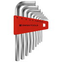 PB SWISS TOOLS 210H-10 ホルダー付六角棒レンチセット(パックナシ) パワフルなグリップと便利なホルダー付き 六角棒レンチセットで作業効率ア...