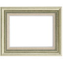 シンプルテイスト 油絵額縁/油彩額縁 【SM シルバー】 表面カバー:アクリル 樹脂製 吊金具付き エレガントなアートフレーム クラシックな油絵用額縁 プレミア...