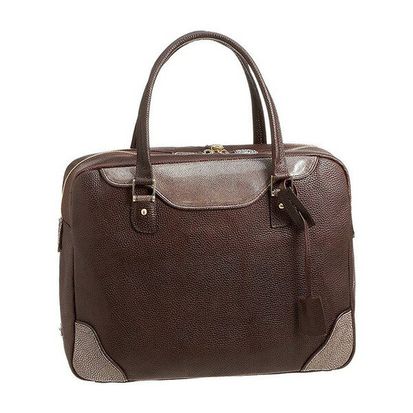 Colore Borsa(コローレボルサ) トラベルボストンバッグ SC-009 ブラウン 茶 エイ革を贅沢に使用し、整理 収納 機能も充実させた究極のボストン...