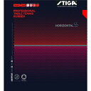 STIGA(スティガ) 粒高ラバー HORIZONTAL 55(ホリゾンタル 55) RED 薄 究極の攻撃力 驚異のスピード 進化したラバー、フュージョン55...