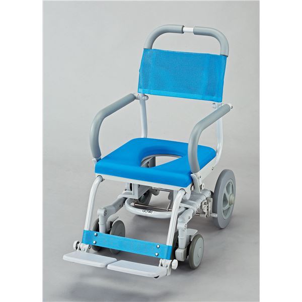 ウチエ シャワーキャリー シャワーラク(低座型)(1)O型穴有シートタイプ SWR-100 快適なシャワータイムをお届け 座りながら楽々シャワー シャワーラク(...