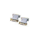 (まとめ) DVIアダプタ AD-DV07K【×2セット】 のDVIアダプタ AD-DV07K【×2セット】