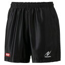 ニッタク(Nittaku)卓球パンツ RUMISTAR SHORTS(ルミスターショーツ)男女兼用 NW2503 ブラック 3S 黒 男女兼用のブラックカラー卓...