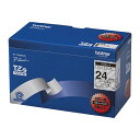 ブラザー工業 TZeテープ ラミネートテープ(透明地/黒字) 24mm 5本パック TZe-151V 透明な地に黒い文字が映える ブラザー工業のラミネートテープ...