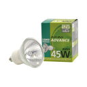 (まとめ) ウシオライティング ハロゲンランプ スーパーラインアドバンス 45W EZ10口金 ミラー付 JR12V45WLM/KUV/EZ-H 1個 【×2セ...