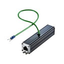 雷サージプロテクター(ギガビット対応) ADT-NF5EN 高速通信にも対応 パソコン PC 周辺機器の頼れる盾 雷から守るサージプロテクター