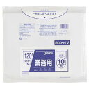 (まとめ) ジャパックス 業務用ダストカート用ゴミ袋 透明 120L DKM93 1パック(10枚) 【×10セット】 透明なゴミ袋で、業務用ダストカートにぴっ...