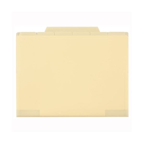 （まとめ） アクティフ インデックスフォルダー A4判ヨコ型 6山 ACT-906-52 クリーム 1枚入 【×5セット..