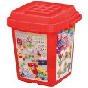 (まとめ) Artecブロック/カラーブロック 【パステル】 バケツ入り 220pcs ABS製 【×5セット】 創造力を育む 楽しく学ぶ カラフルなブロックセ...