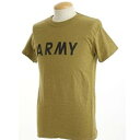 USタイプ ARMY オバーダイ Tシャツ XS オバーダイイエロー 綿混 ティーシャツ ミリタリーウェア 軍モノ ミリタリーシャツ 衣類 黄 アウトドアの魅力...