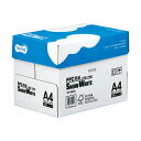 (まとめ) TANOSEE PPC パソコン 用紙 SNOW WHITE A4 1箱(2500枚:500枚×5冊) 【×10セット】 極上品質の白い雪 A4 1...