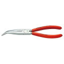 KNIPEX(クニペックス)2621-200 40゜先曲ラジオペンチ (SB) 究極の精密作業をサポートする、抜群の操作性を誇るプロフェッショナルラジオペンチ ...