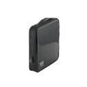 (まとめ) CD/DVDファスナーケース CCD-H160BK【×3セット】 デジタルメディアを整理 収納 する便利なアイテム パソコン PC 周辺機器 メディ...
