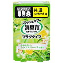 (まとめ) エステー 消臭力 プラグタイプ みずみずしいシトラスバーベナ つけかえ 20ml 1個 【×10セット】 フレッシュな香りで快適な空間を演出 驚きの消臭力を持つ室内用の生活雑貨 まとめてお得な10個セットで経済的にも嬉しい みずみずしいシトラスバーベナの香りが心(3)