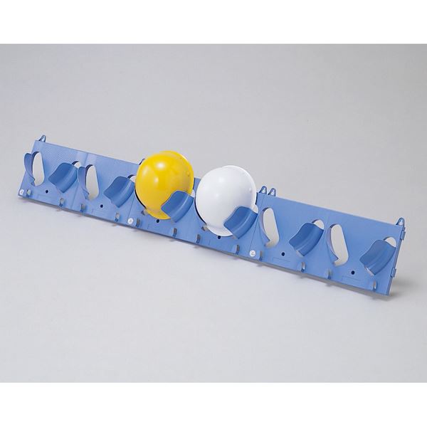 ヘルラック(保護帽整理棚) ST820-R (6個掛け) 頭を守るヘルメット整理の達人 ST820-R (6個掛け)