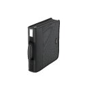 (まとめ) CD/DVDファスナーケース CCD-SS160BK【×3セット】 デジタルメディアを整理 収納 する便利なアイテム パソコン PC 周辺機器 メデ...