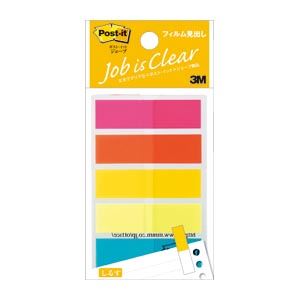 (まとめ) 住友スリーエム ポストイット(R) ジョーブ フィルム見出し 688NEH 混色5色 1個入 【×10セット】 鮮やかなカラーで目を引く多機能フィル...