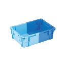 【5個セット】 業務用コンテナボックス/食品用コンテナー 【NF-S25】 ダークブルー/ブルー 材質:PP 青 便利な業務用コンテナー コンビニや流通業界で活...
