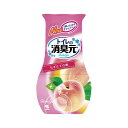 (まとめ) 小林製薬 トイレの消臭元 トイレの消臭元 もぎたて白桃 1個入 【×5セット】 長時間持続する驚異的な消臭力 新鮮な白桃の香りでトイレをリフレッシュ...